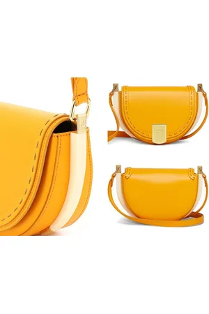 Fendi Umhängetasche Moonlight Curved Crossbody Satchel, mit seitlichen Plexiglas- und Gold-Metall-Akzenten - Verkäufer: eldigo