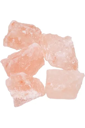 Firetti Mineralstein Multipack Schmuck Geschenk Badesalzkristalle, (Set, 5-St), Salzkristalle vom Himalaya