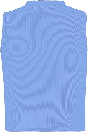 Blue Effect T-Shirt Basic Crop Top - Verkäufer: Dorins Kindermode