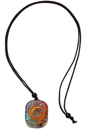 Firetti Kette mit Anhänger Schmuck Geschenk Halsschmuck Halskette Chakra, Made in Germany - mit Edelstein