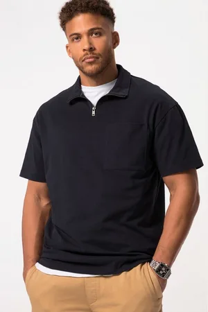 STHUGE Poloshirt Poloshirt Halbarm Zipper bis 8 XL - Verkäufer: Popken Fashion Group