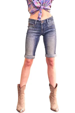 Freeman T Porter Jeansshorts Belixa Super Stretch Denim pacific - Verkäufer: First Choice Streetwear
