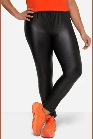 Angel of Style Leggings Lederoptik-Leggings Tight Fit softes Lederimitat - Verkäufer: Popken Fashion Group