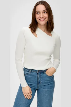 QS by s.Oliver Langarmshirt Longleeve mit Cut Out-Details Cut Out - Verkäufer:
