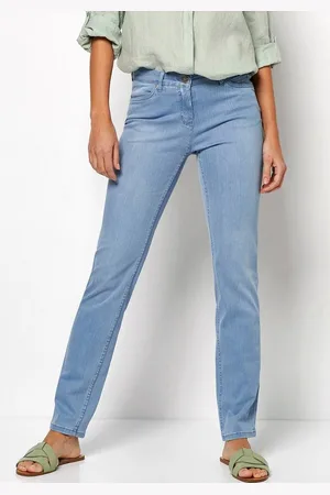 Toni Straight-Jeans Perfect Shape Straight mit Gesäßtaschen mit aufwendiger Verzierung