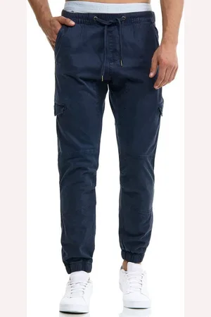 INDICODE Cargohose INLevi mit seitlichen Cargotaschen und elastischen Bündchen