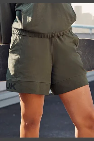 French Connection Sweatshorts mit Längsteilungsnaht und Logoschriftzug, Loungewear