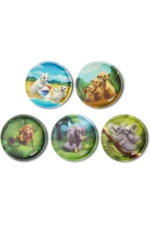 Ergobag Schulranzen Kletties Zoobabies 5-tlg. (5-teilig), Klettmotive, austauschbar - Verkäufer: DSBO
