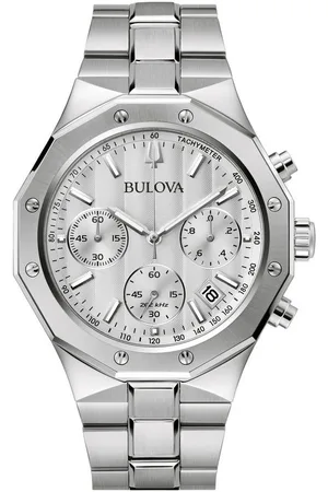 BULOVA Chronograph 96B408, Armbanduhr, Quarzuhr, Herrenuhr, Edelstahlarmband, Saphirglas