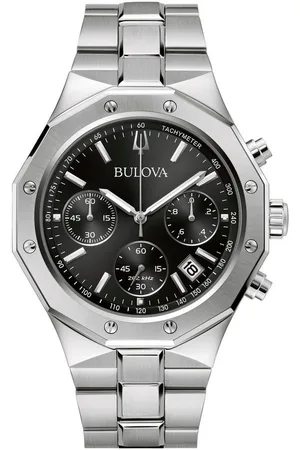 BULOVA Chronograph 96B410, Armbanduhr, Quarzuhr, Herrenuhr, Edelstahlarmband, Saphirglas