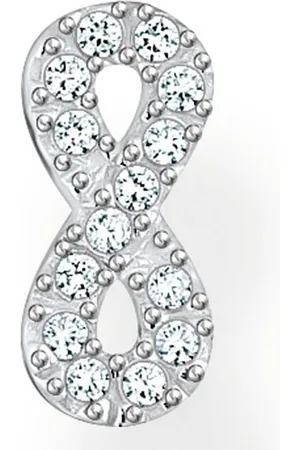 Thomas Sabo Single-Ohrstecker Infinity/Unendlichkeitsschleife, H2216-051-14, H2216-414-14, mit Zirkonia (synth)