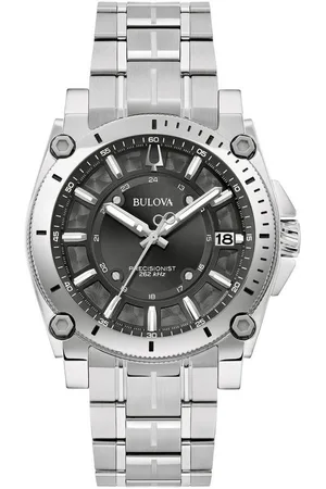 BULOVA Quarzuhr 96B417, Armbanduhr, Herrenuhr, Edelstahlarmband, Saphirglas, Datum