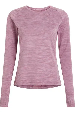 energetics Langarmshirt Da.-Langarmshirt Evii L/S W MELANGE/NAVY DARK - Verkäufer: SportTimm