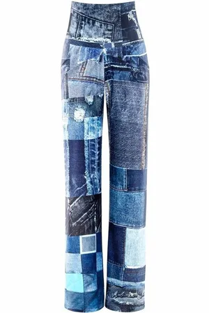 Winshape Culotte Functional Comfort Culottes CUL101C mit Patchwork-Print
