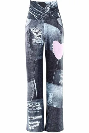 Winshape Culotte Functional Comfort Culottes CUL101C mit Patchwork-Print