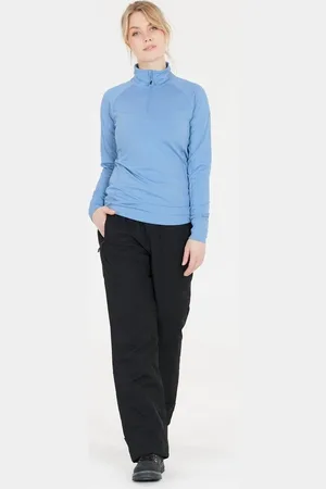 Whistler Langarmshirt Blume (1-tlg) mit Reißverschluss und Stehkragen