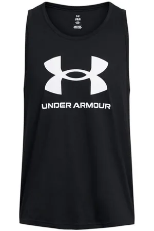 Under Armour Funktionsshirt Herren Muskelshirt Sportstyle Tantop mit Logo - Verkäufer: Teamsport X-press