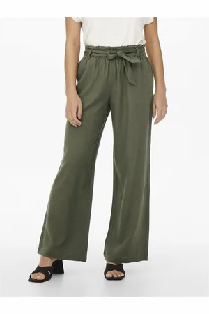 JDY Culotte SAY MW LINEN BELT PANT WVN NOOS