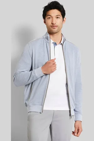Bugatti Sweatshirt mit Stehkragen