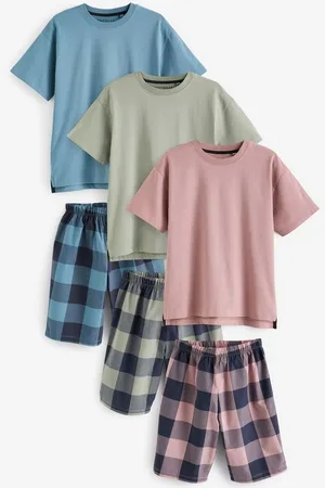 Next Pyjama Karierte kurze Schlafanzüge, 3er-Pack (6 tlg) - Verkäufer: Germany GmbH