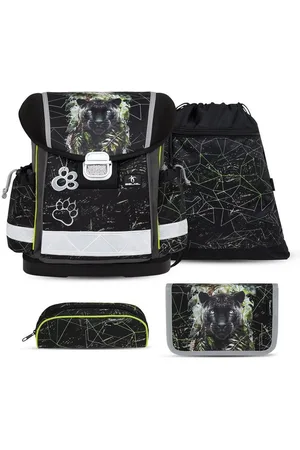Belmil Rucksack Rucksack ergonomisches Schulranzen-Set 4-teilig "Black Panther" - Verkäufer: miniHeld ®