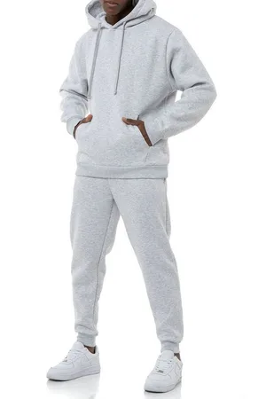 Redbridge Jogginganzug Sweat Suit Set Hoodie Hose Premium Loose-Fit Graumelange S (2-tlg) - Verkäufer: ChillDeal