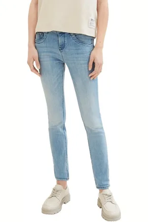 TOM TAILOR 5-Pocket-Jeans Tapered Relaxed mit Kordel am Bund
