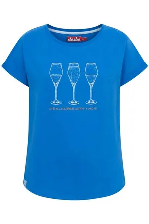 Derbe Print-Shirt Die Klügere Damen T-Shirt (1-tlg) - Verkäufer: SAGATOO