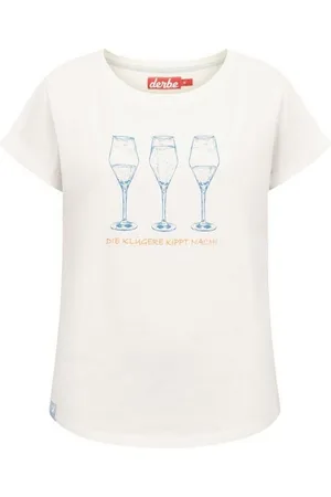 Derbe Print-Shirt Die Klügere Damen T-Shirt (1-tlg) - Verkäufer: SAGATOO