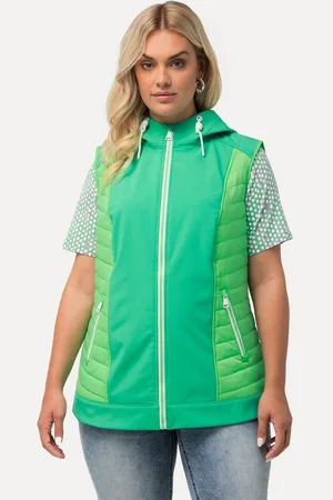 Ulla Popken Steppweste HYPRAR Hybrid-Kapuzenweste wasserabweisend Kapuze - Verkäufer: Popken Fashion Group