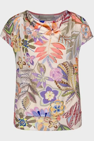 Bianca Wasserfallshirt WIEBKE mit modischem, floralen Muster in trendigen Farben - Verkäufer:
