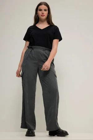STUDIO UNTOLD Funktionshose Cargohose Straight Wide Legs Cargotaschen - Verkäufer: Popken Fashion Group