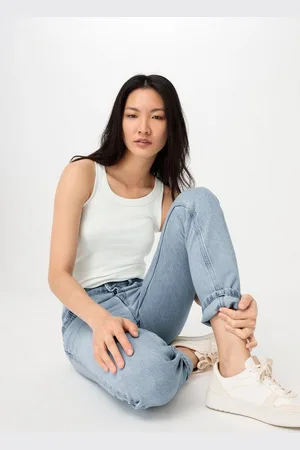 hessnatur 5-Pocket-Jeans HANNA High Rise Mom aus reinem Bio-Denim (1-tlg) - Verkäufer: