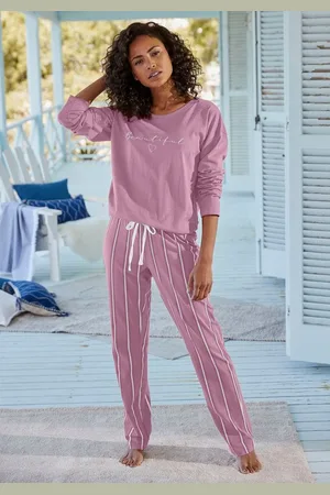 VIVANCE DREAMS Pyjama (2 tlg) mit Frontdruck