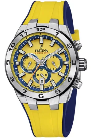Festina Chronograph Chrono Bike 2024 F20671/4, Armbanduhr, Quarzuhr, Herrenuhr, Stoppfunktion, bis 10 bar wasserdicht