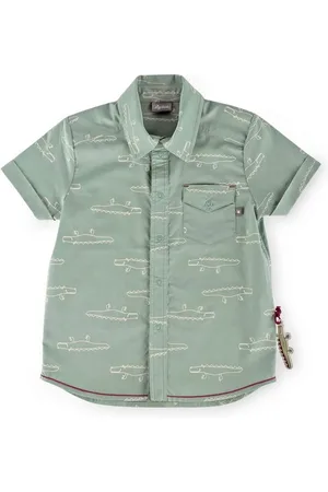 sigikid Langarmhemd Kinderhemd Batist Hemd Happy Crocodile (1-tlg) - Verkäufer: