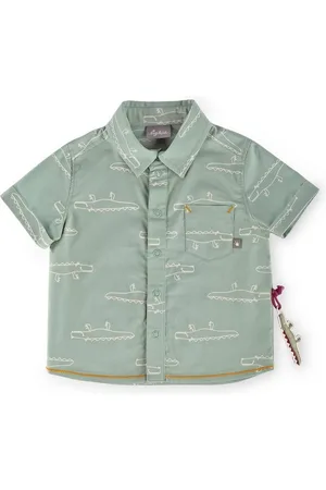 sigikid Langarmhemd Babyhemd Batist Hemd Happy Crocodile (1-tlg) - Verkäufer: