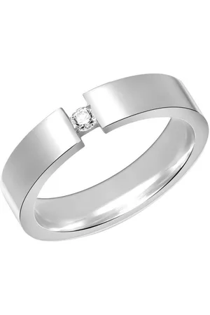 Unique Silberring Silberring 925 Sterling Silber Zirkonia poliert 4,5mm breit - Verkäufer: Jewelry GmbH