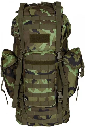 MFH Trekkingrucksack BW Kampfrucksack, "MOLLE", 65 l, Alu-Ausst., M95 CZ tarn - Verkäufer: DaGecko