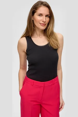 QS by s.Oliver Shirttop Tanktop mit Satin-Detail - Verkäufer: s.Oliver