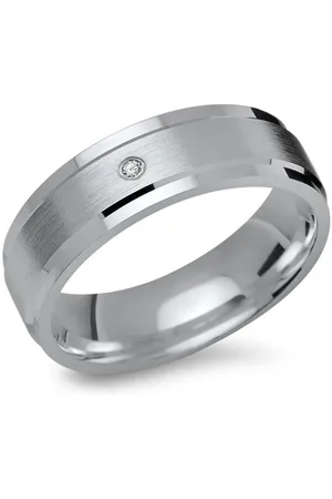 Unique Silberring Silberring 925 Sterling Silber Zirkonia teilpoliert 6mm breit - Verkäufer: Jewelry GmbH