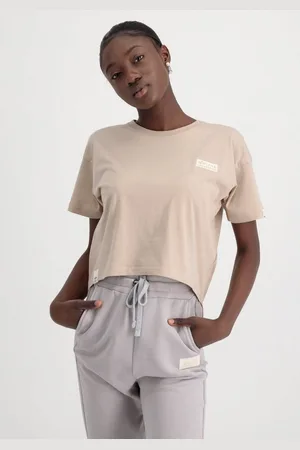Alpha Industries Muscleshirt Women - T-Shirts Organics Cropped OS T Wmn