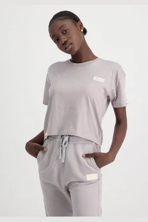 Alpha Industries Muscleshirt Women - T-Shirts Organics Cropped OS T Wmn