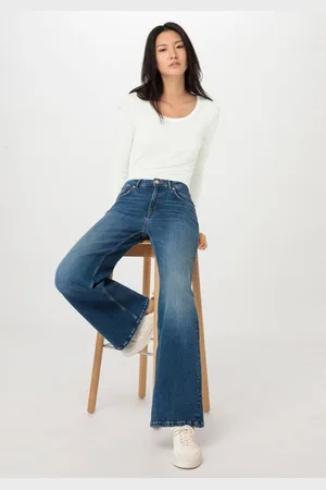 hessnatur 5-Pocket-Jeans ALVA High Rise Wide Leg aus Bio-Denim (1-tlg) - Verkäufer:
