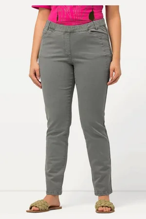 Ulla Popken Regular-fit-Jeans Colorjeans Sienna Ziernaht schmales Bein - Verkäufer: Popken Fashion Group