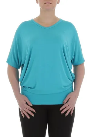 Ital-Design T-Shirt Damen Freizeit (85915839) T-Shirt in Türkis - Verkäufer: