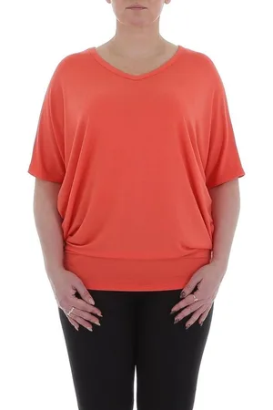 Ital-Design T-Shirt Damen Freizeit (85915846) T-Shirt in Coral - Verkäufer: