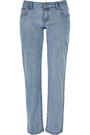 Urban classics Bequeme Jeans Damen Ladies Low Waist Straight Denim Pants (1-tlg)