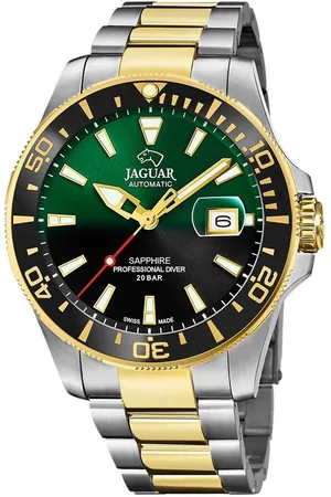 Jaguar Automatikuhr Automatic J887/4, Armbanduhr, Herrenuhr, Saphirglas, Swiss Made, Edelstahlarmband