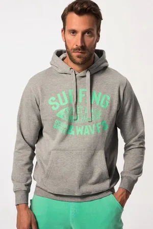 JP 1880 Sweatshirt Hoodie Kapuzensweater Brust-Print bis 8 XL - Verkäufer: Popken Fashion Group